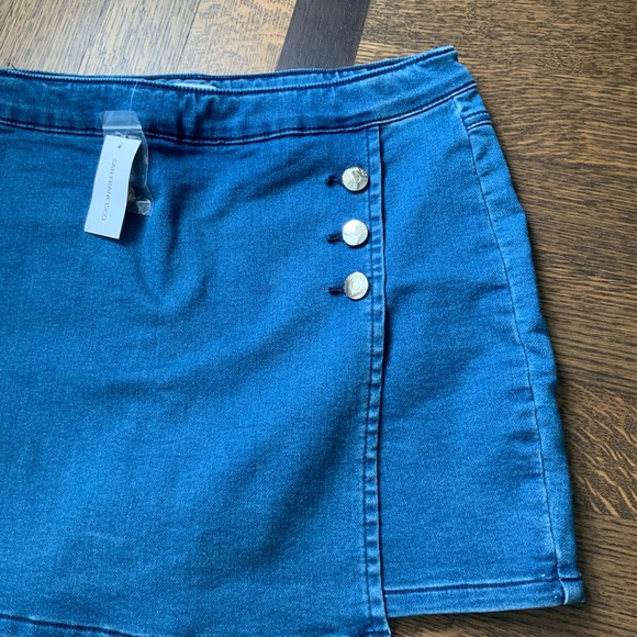 SANFRANCISCO Denim Skort Shorts Skirt Women’s Size Large BRAND NEW Regular - Picture 6 of 13